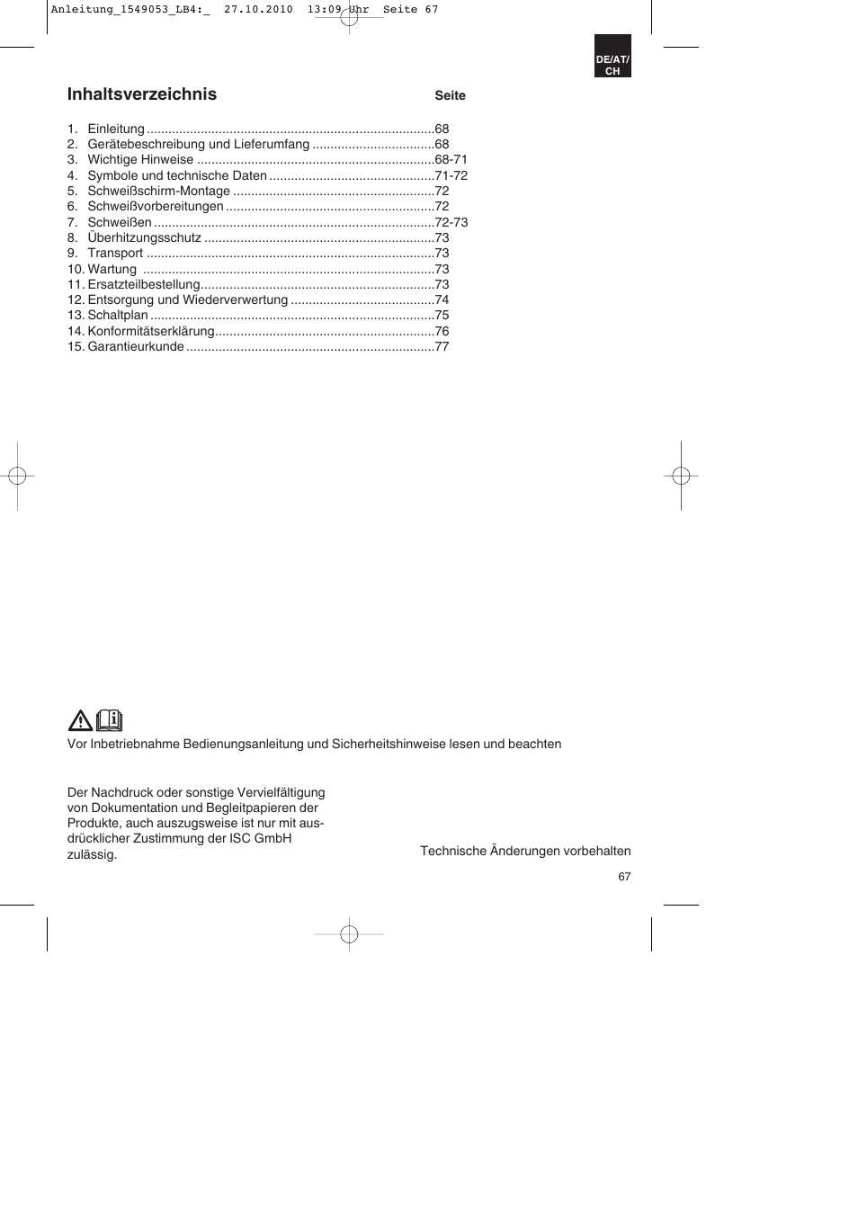 Parkside PESG 120 A1 User Manual | Page 67 / 80