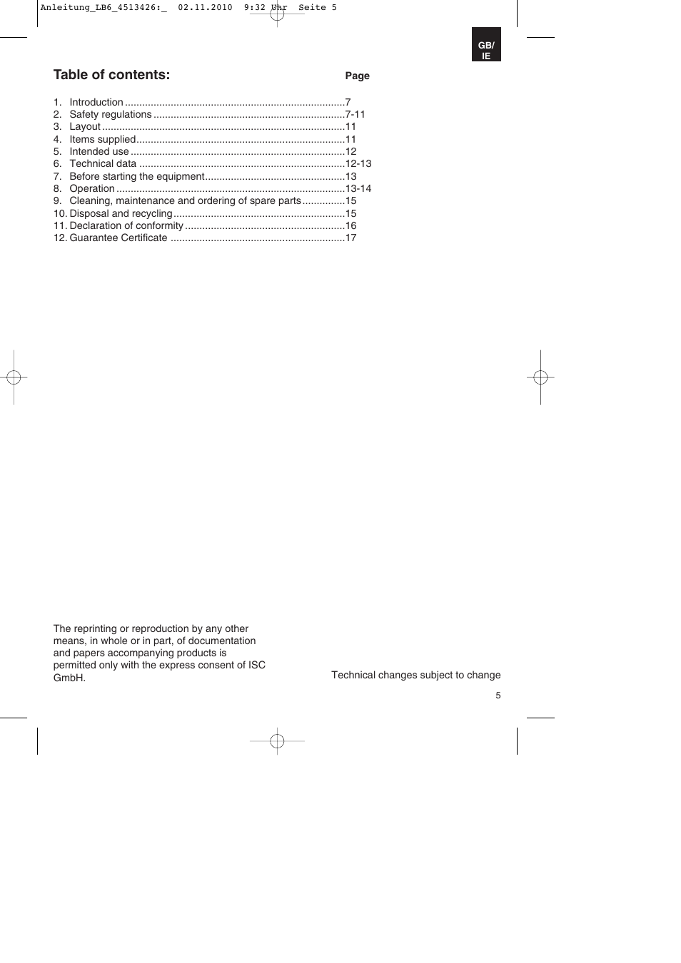 Parkside PASS 3.6 A1 User Manual | Page 5 / 20