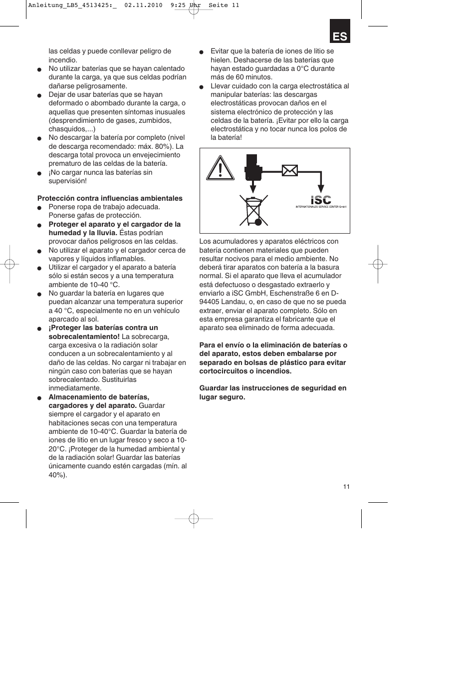 Parkside PASS 3.6 A1 User Manual | Page 11 / 76