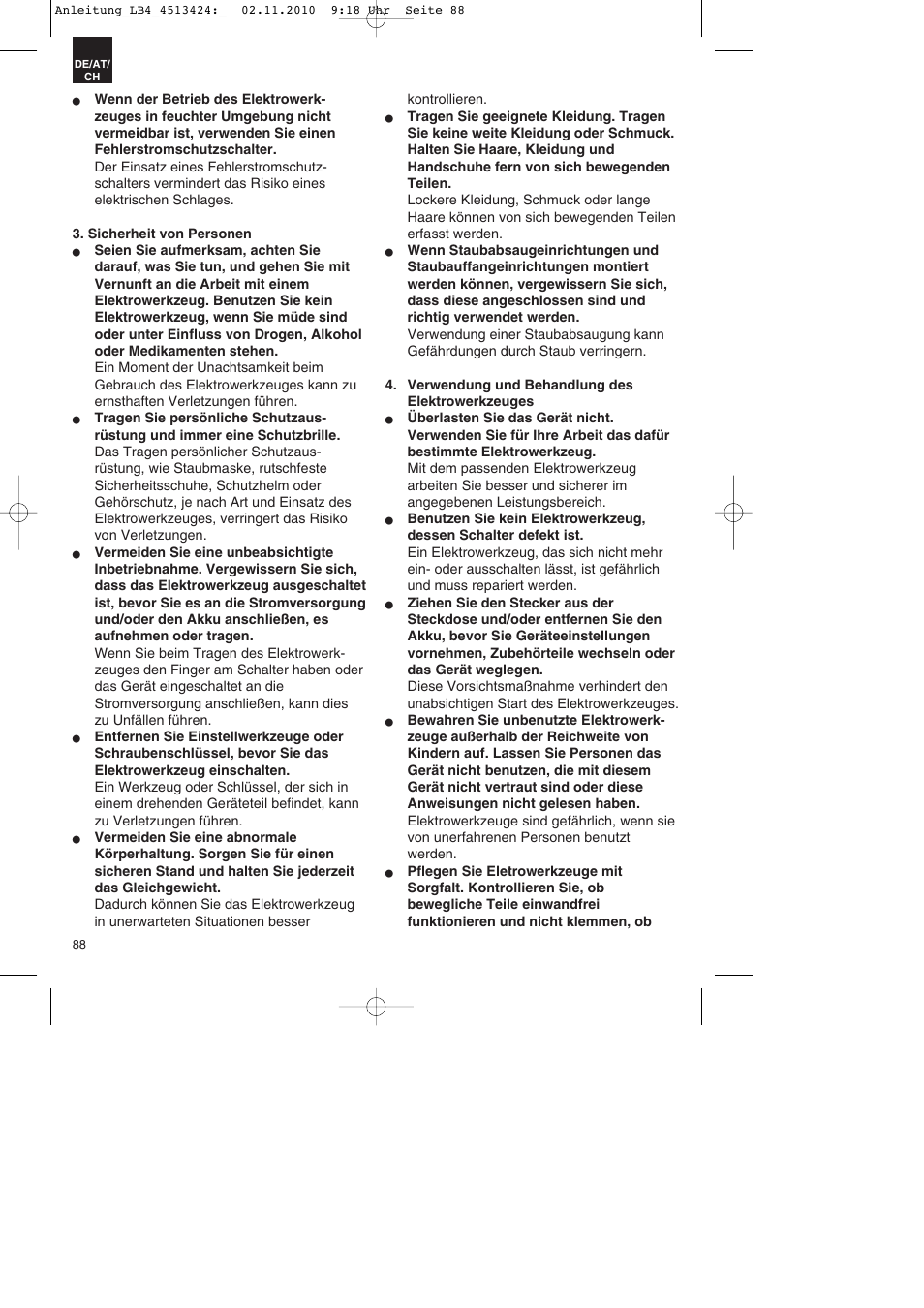 Parkside PASS 3.6 A1 User Manual | Page 88 / 100