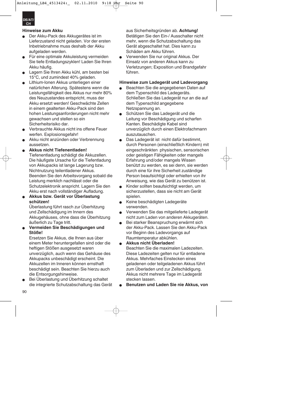Parkside PASS 3.6 A1 User Manual | Page 90 / 100