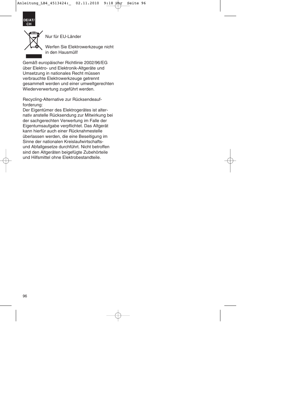 Parkside PASS 3.6 A1 User Manual | Page 96 / 100