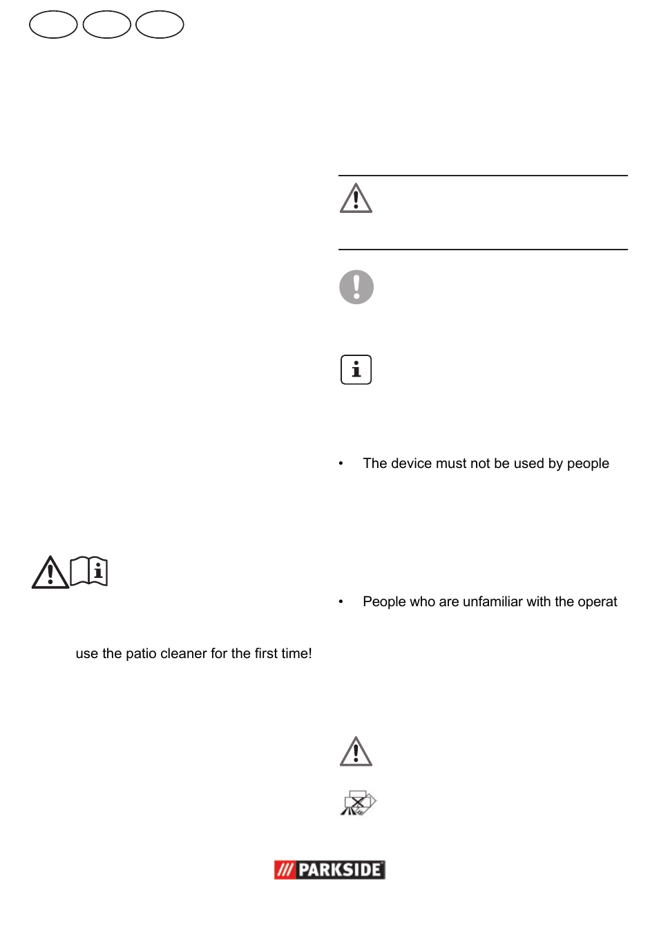 Gb ie cy | Parkside  PPC 30 User Manual | Page 4 / 10