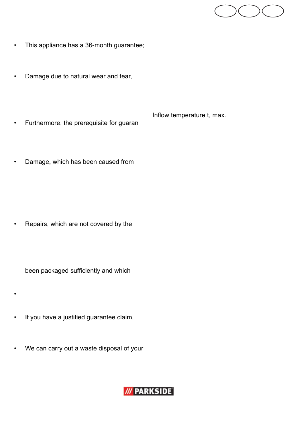 Cy ie gb, Spare parts order, Technical data | Parkside  PPC 30 User Manual | Page 7 / 10