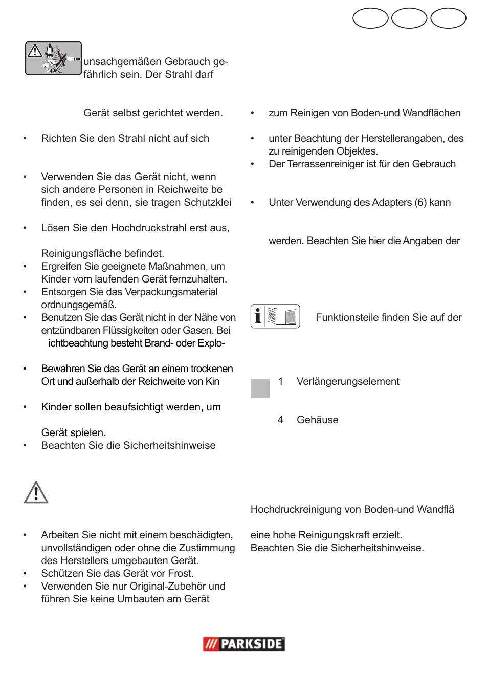 Ch at de, Verwendungszweck, Allgemeine beschreibung | Parkside  PPC 30 User Manual | Page 21 / 28