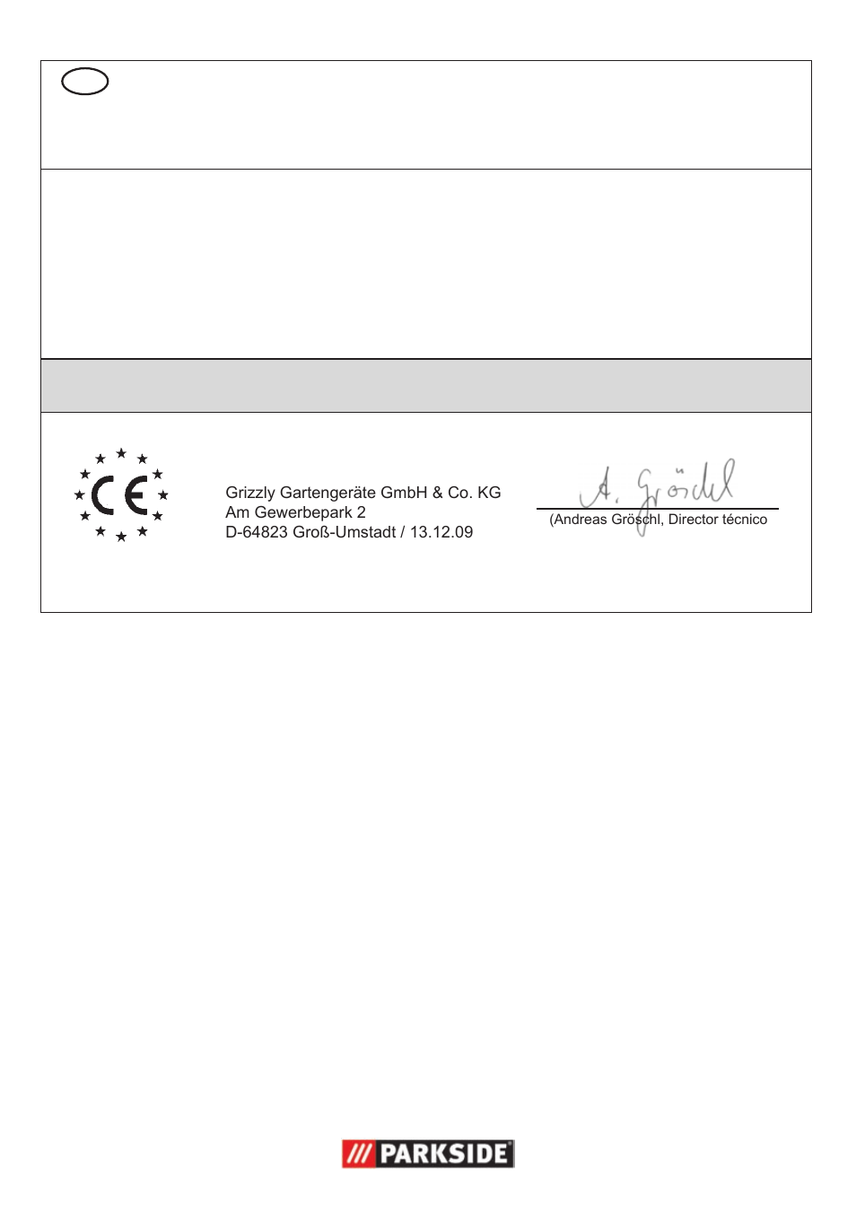 Declaração de conformidade ce | Parkside  PPC 30 User Manual | Page 26 / 28