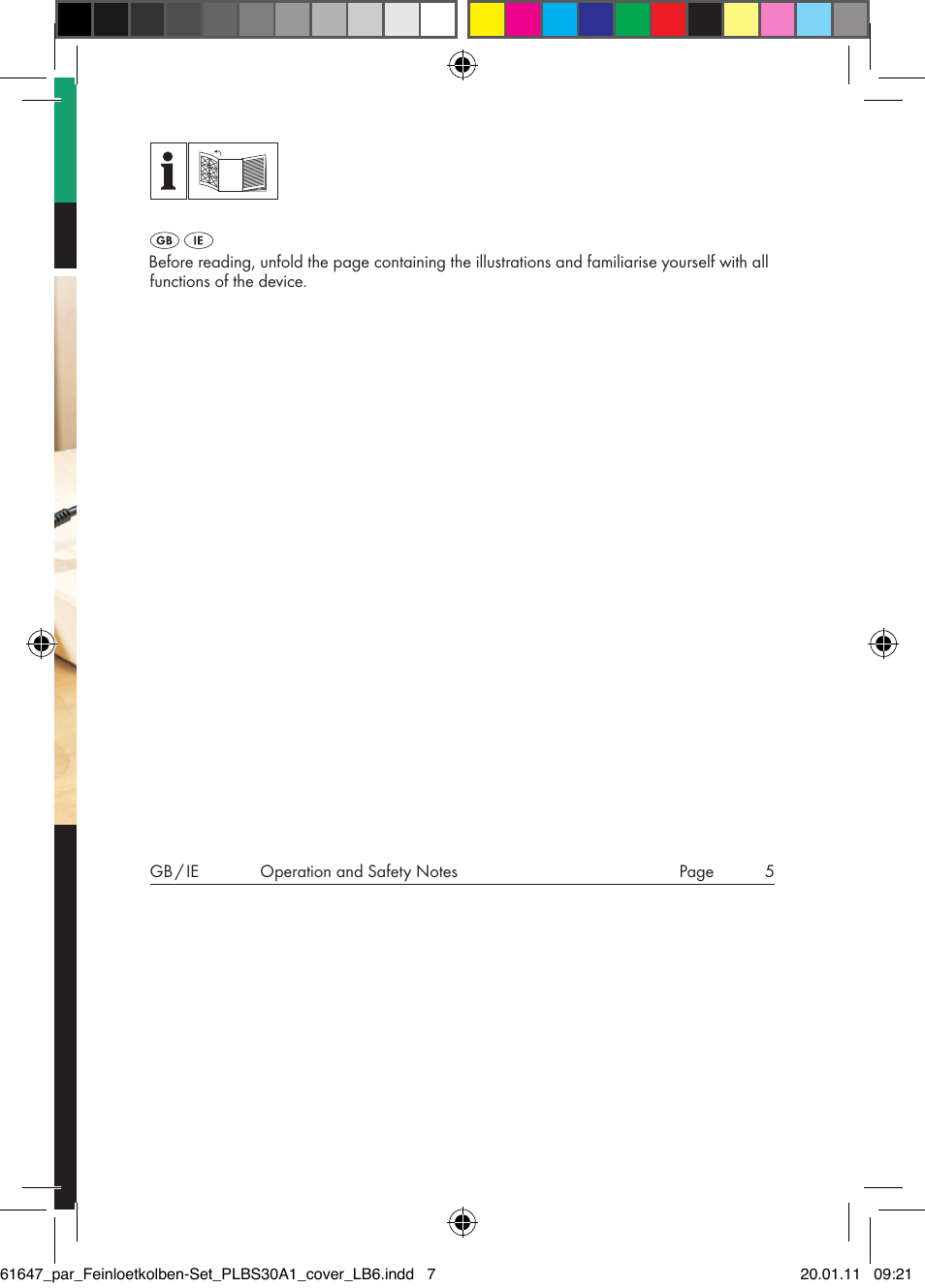 Parkside PLBS 30 A1 User Manual | Page 2 / 20
