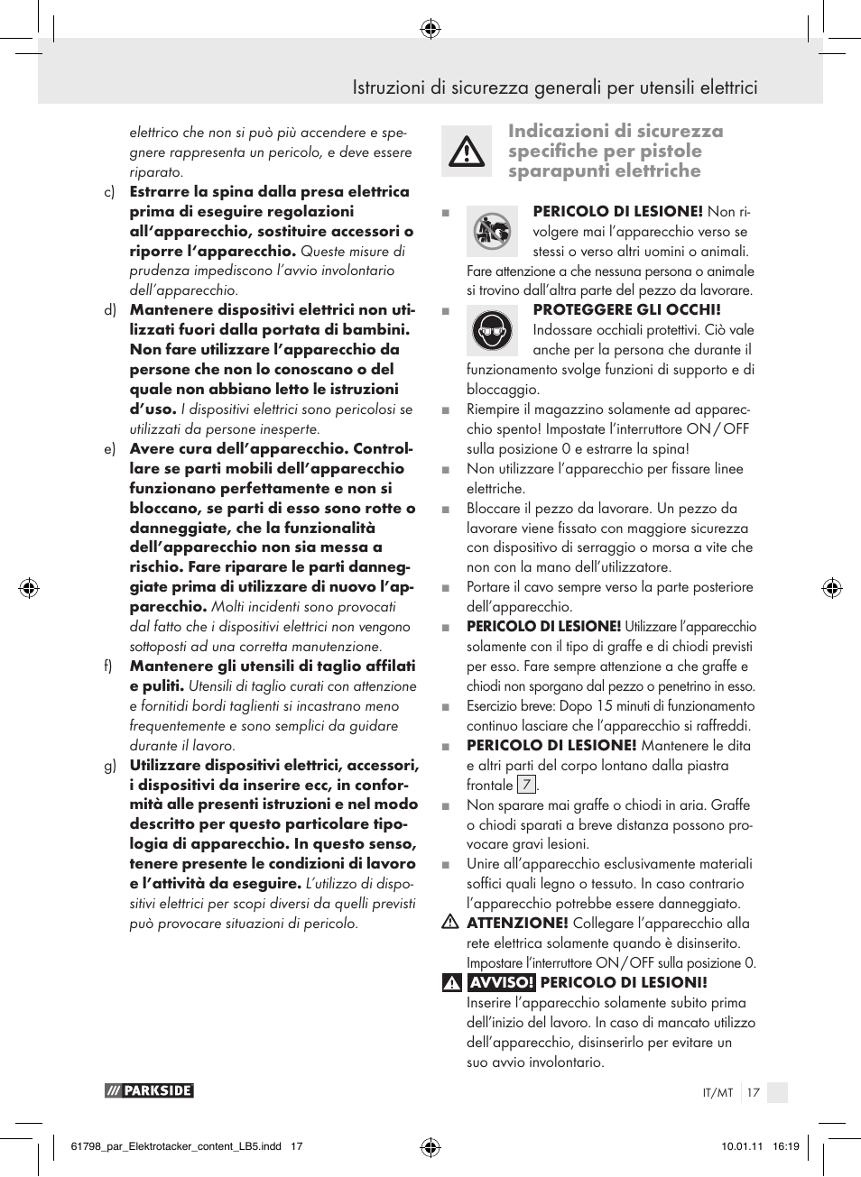 Parkside PET 25 A1 User Manual | Page 16 / 44