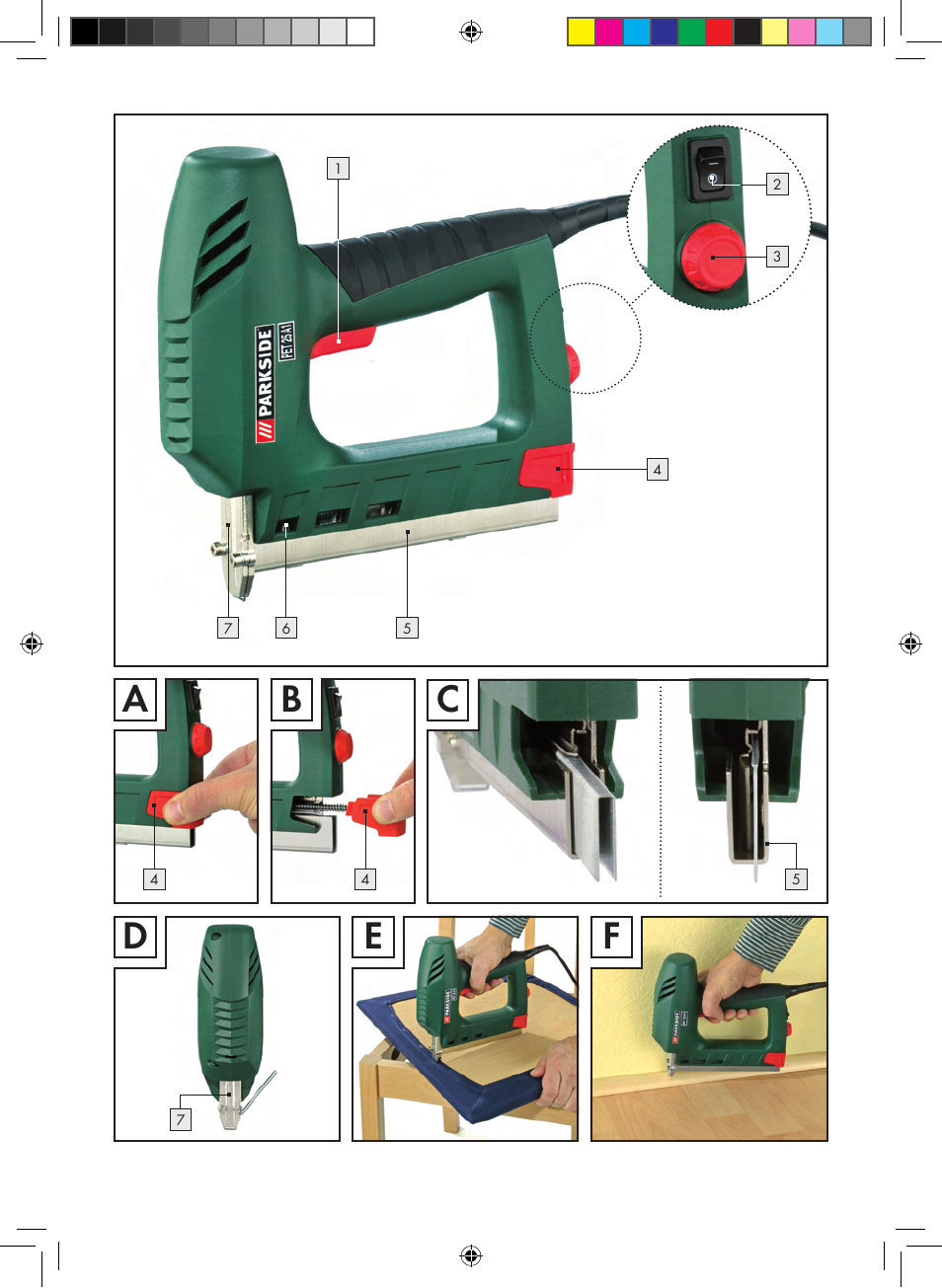 Fe d | Parkside PET 25 A1 User Manual | Page 3 / 44