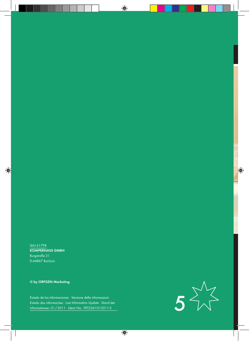 Parkside PET 25 A1 User Manual | Page 44 / 44