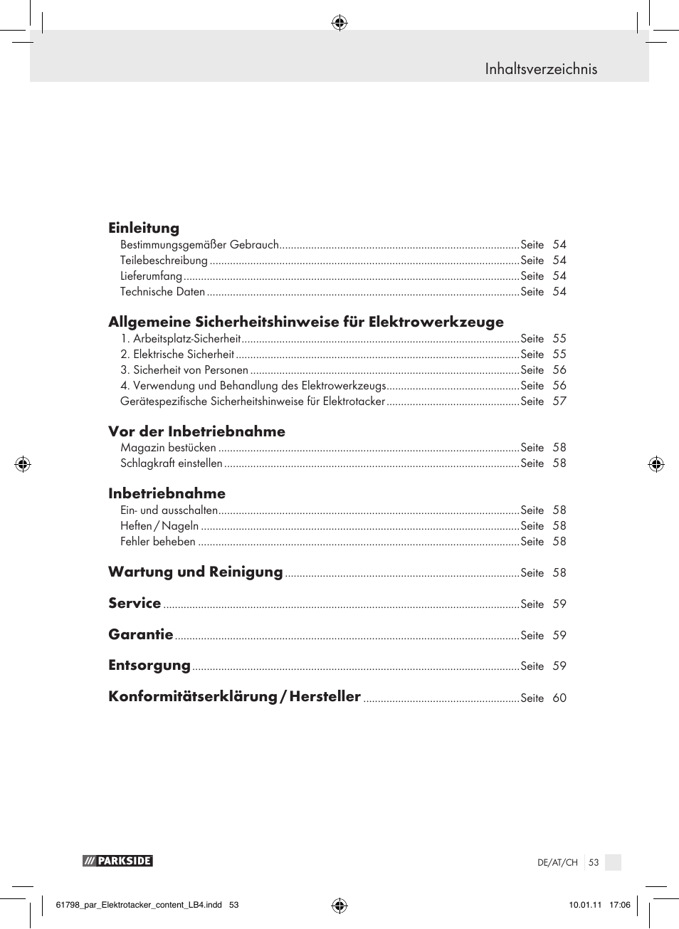 Parkside PET 25 A1 User Manual | Page 52 / 60
