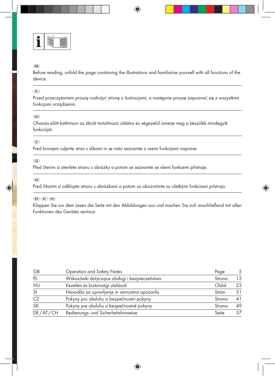 Parkside PDS 290 A1 User Manual | Page 2 / 65