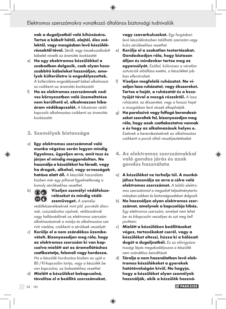 Parkside PDS 290 A1 User Manual | Page 25 / 65