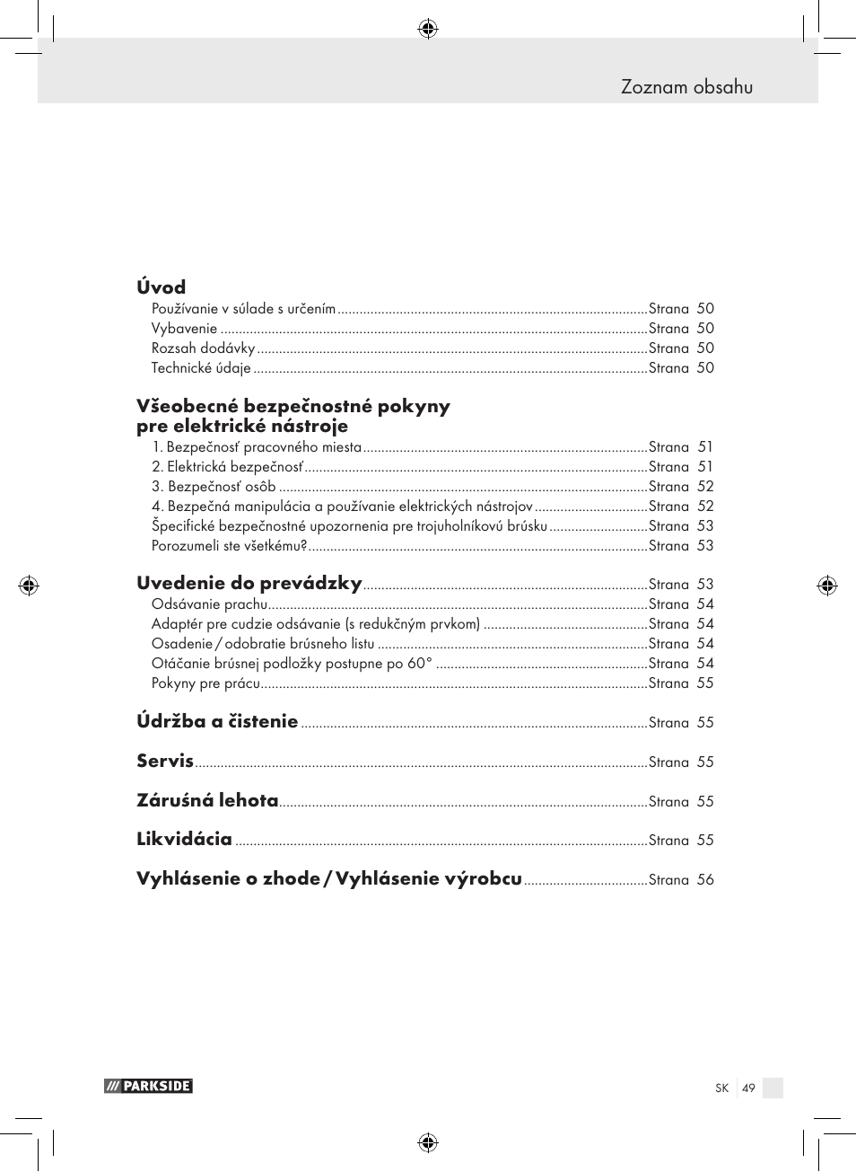 Parkside PDS 290 A1 User Manual | Page 48 / 65