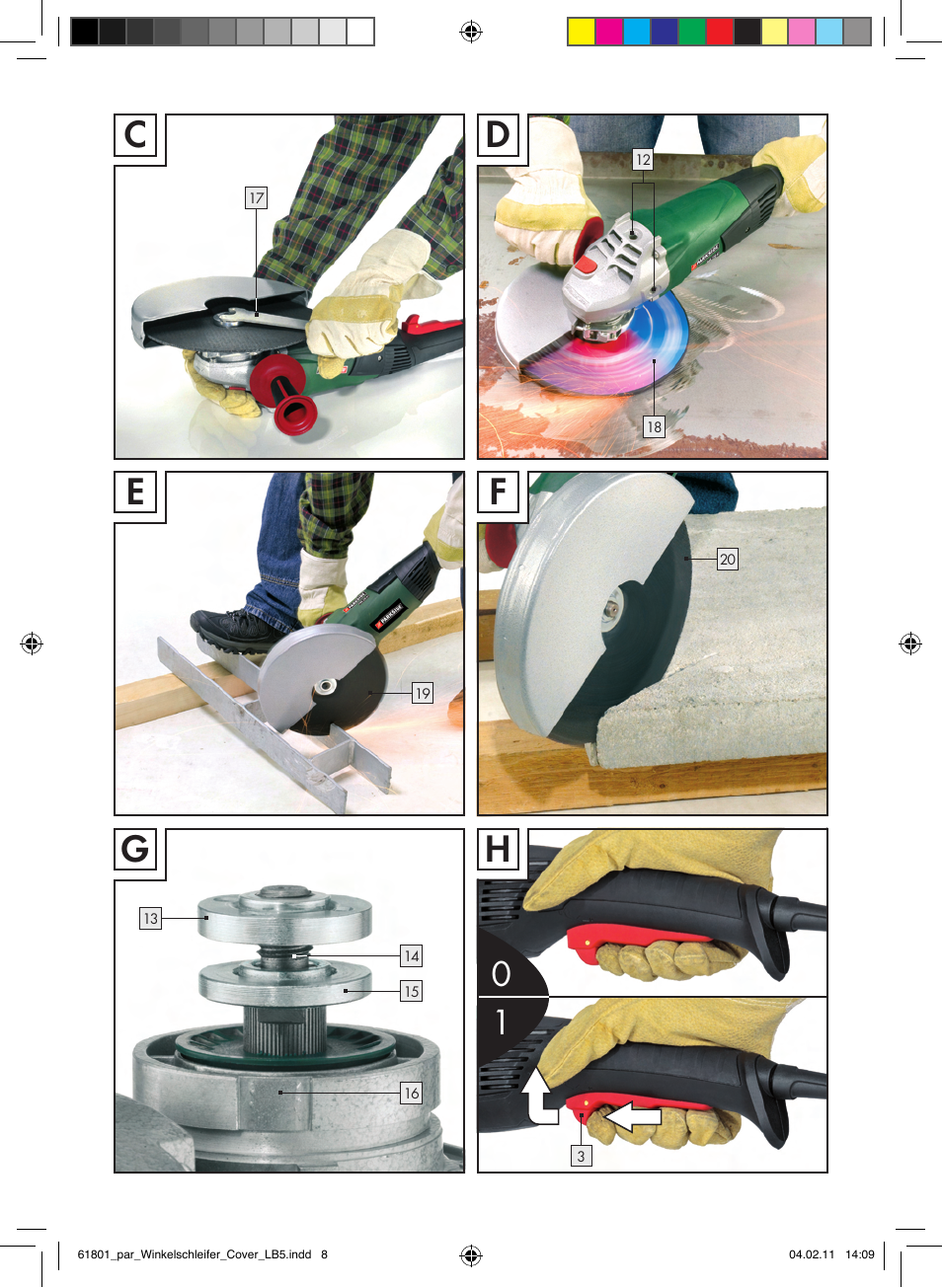 Eg c | Parkside PWS 230 A1 User Manual | Page 4 / 77