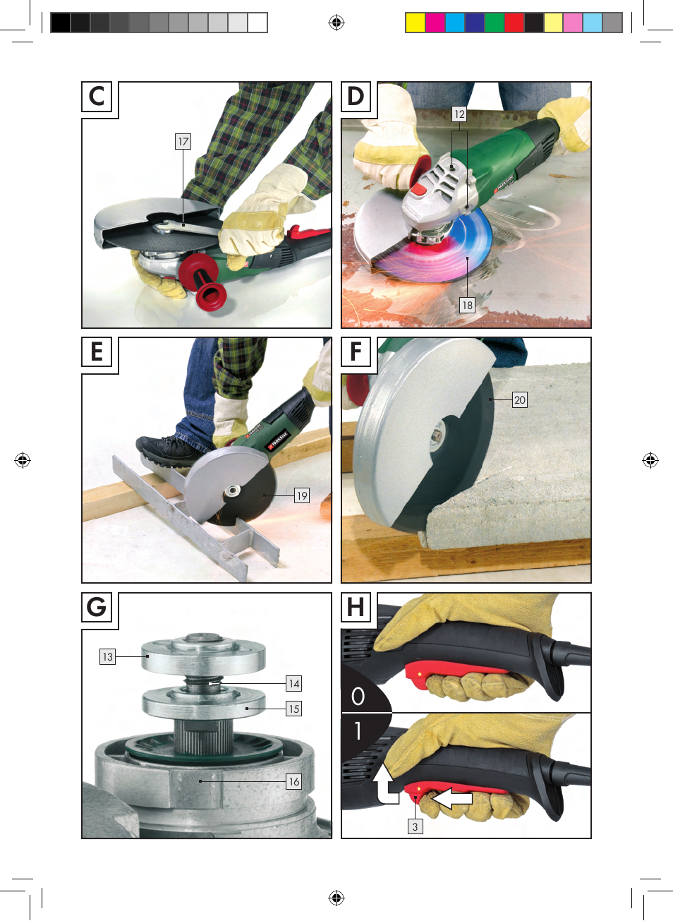 Eg c | Parkside PWS 230 A1 User Manual | Page 4 / 105