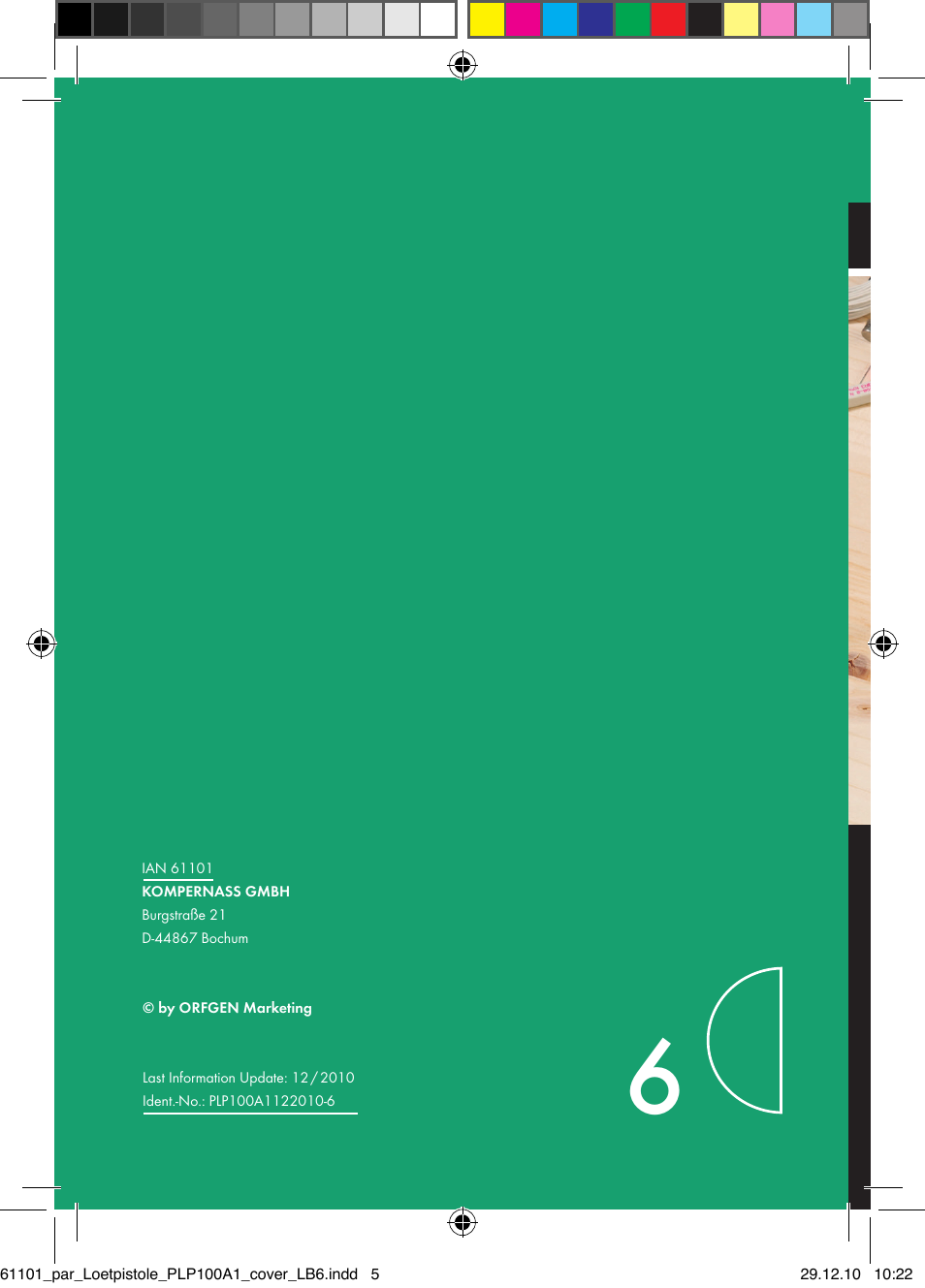 Parkside PLP 100 A1 User Manual | Page 17 / 17