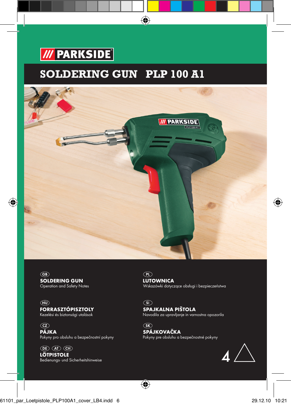 Parkside PLP 100 A1 User Manual | 102 pages