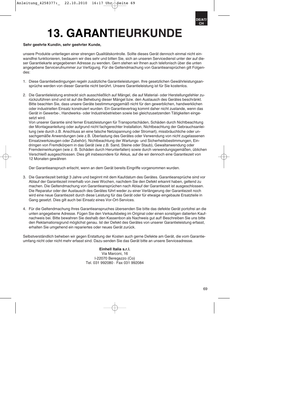 Garan tieurkunde | Parkside PBH 1100 A1 User Manual | Page 69 / 72