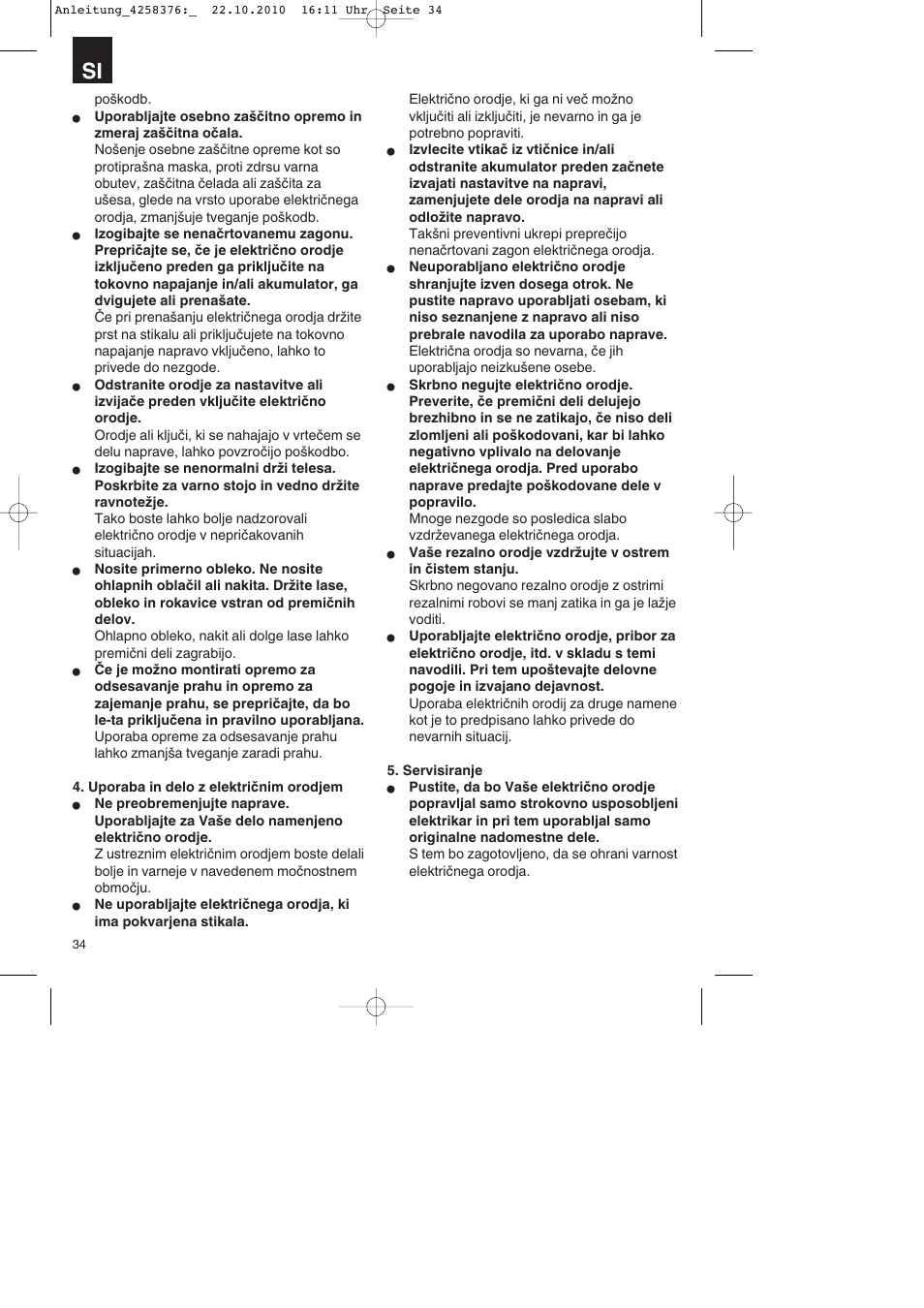 Parkside PBH 1100 A1 User Manual | Page 34 / 96