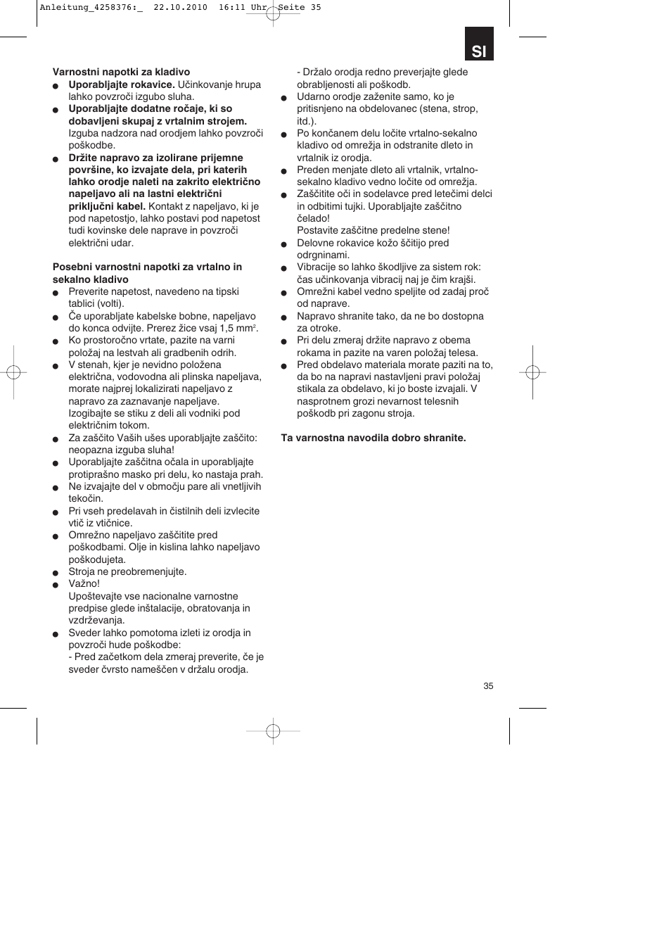 Parkside PBH 1100 A1 User Manual | Page 35 / 96