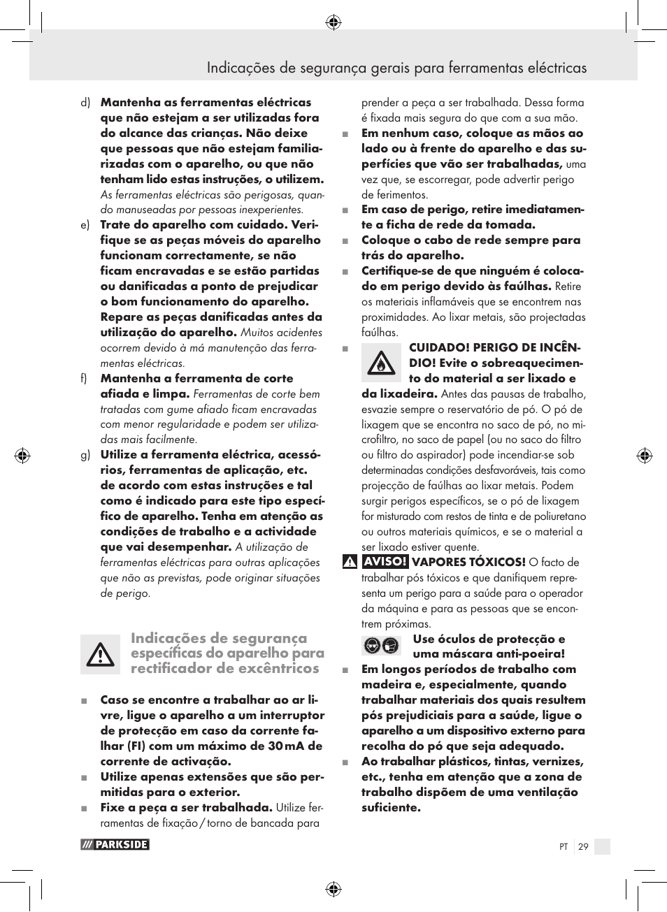 Parkside PEXS 270 A1 User Manual | Page 28 / 51