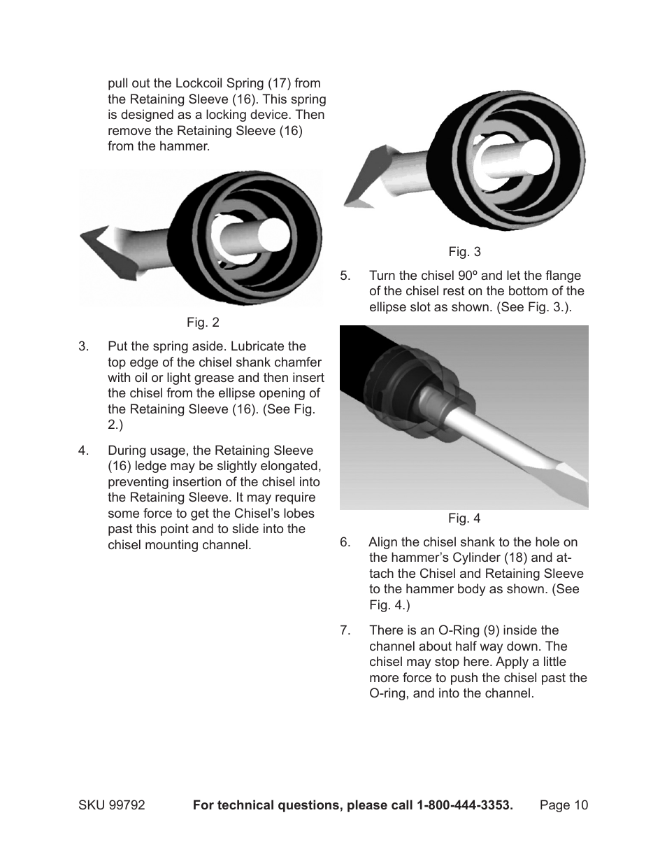 Harbor Freight Tools Model 99792 User Manual | Page 10 / 17