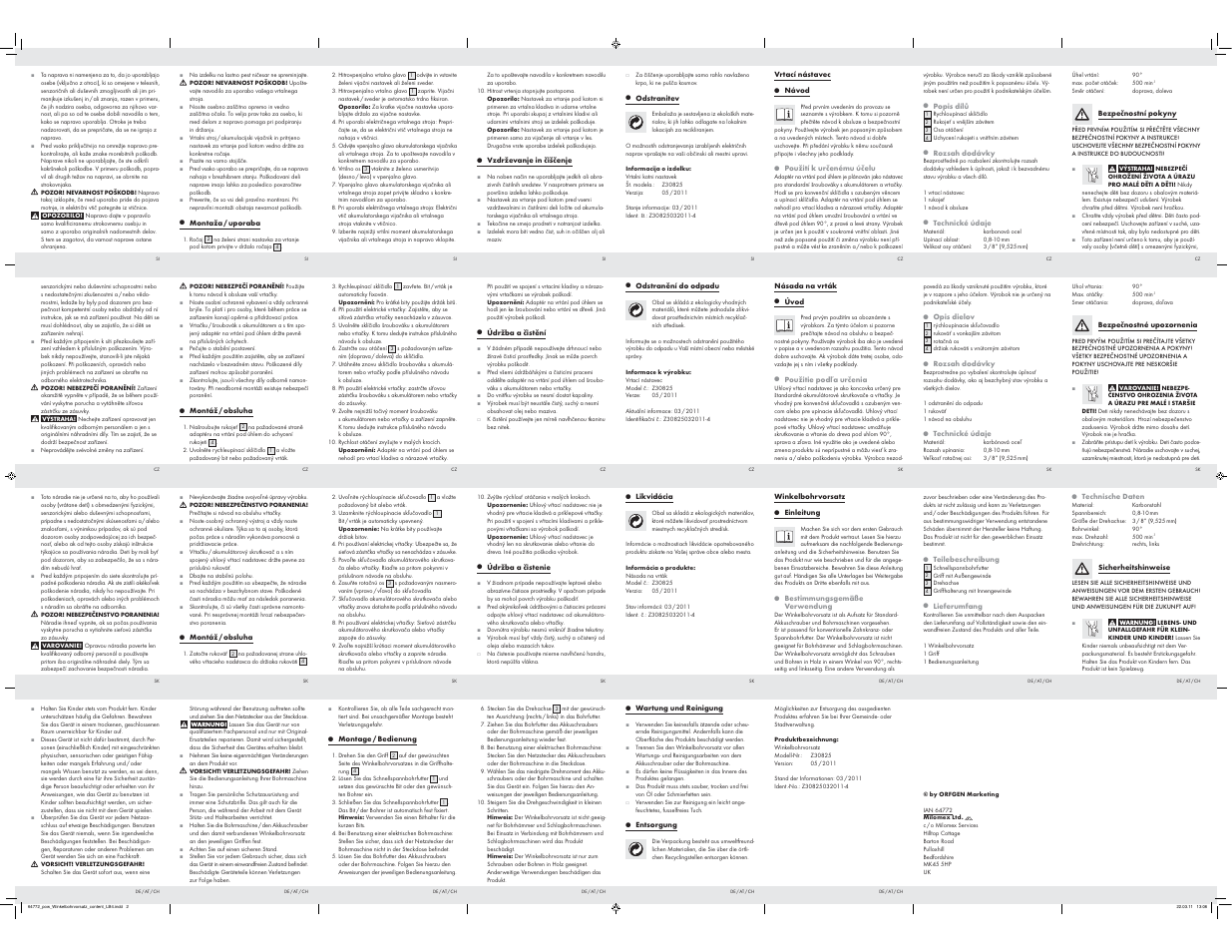 Parkside Z30825 User Manual | Page 2 / 2