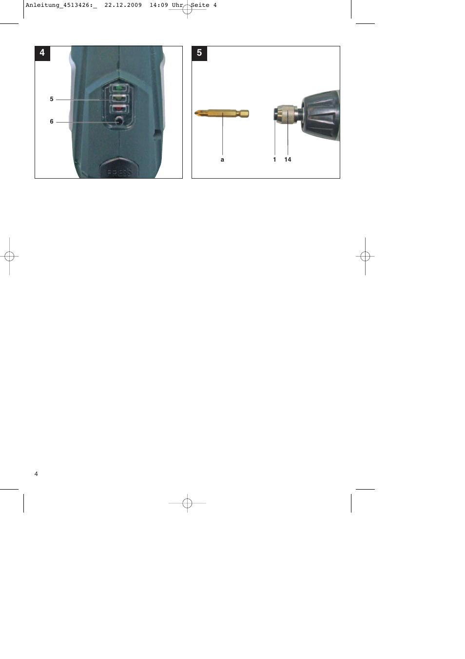 Parkside PABSS 3,6 Li User Manual | Page 4 / 20