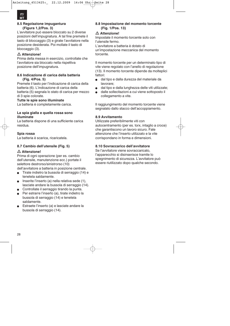 Parkside PABSS 3,6 Li User Manual | Page 28 / 60
