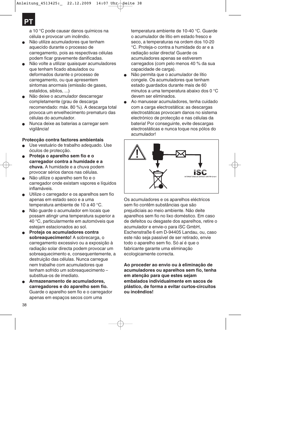 Parkside PABSS 3,6 Li User Manual | Page 38 / 60