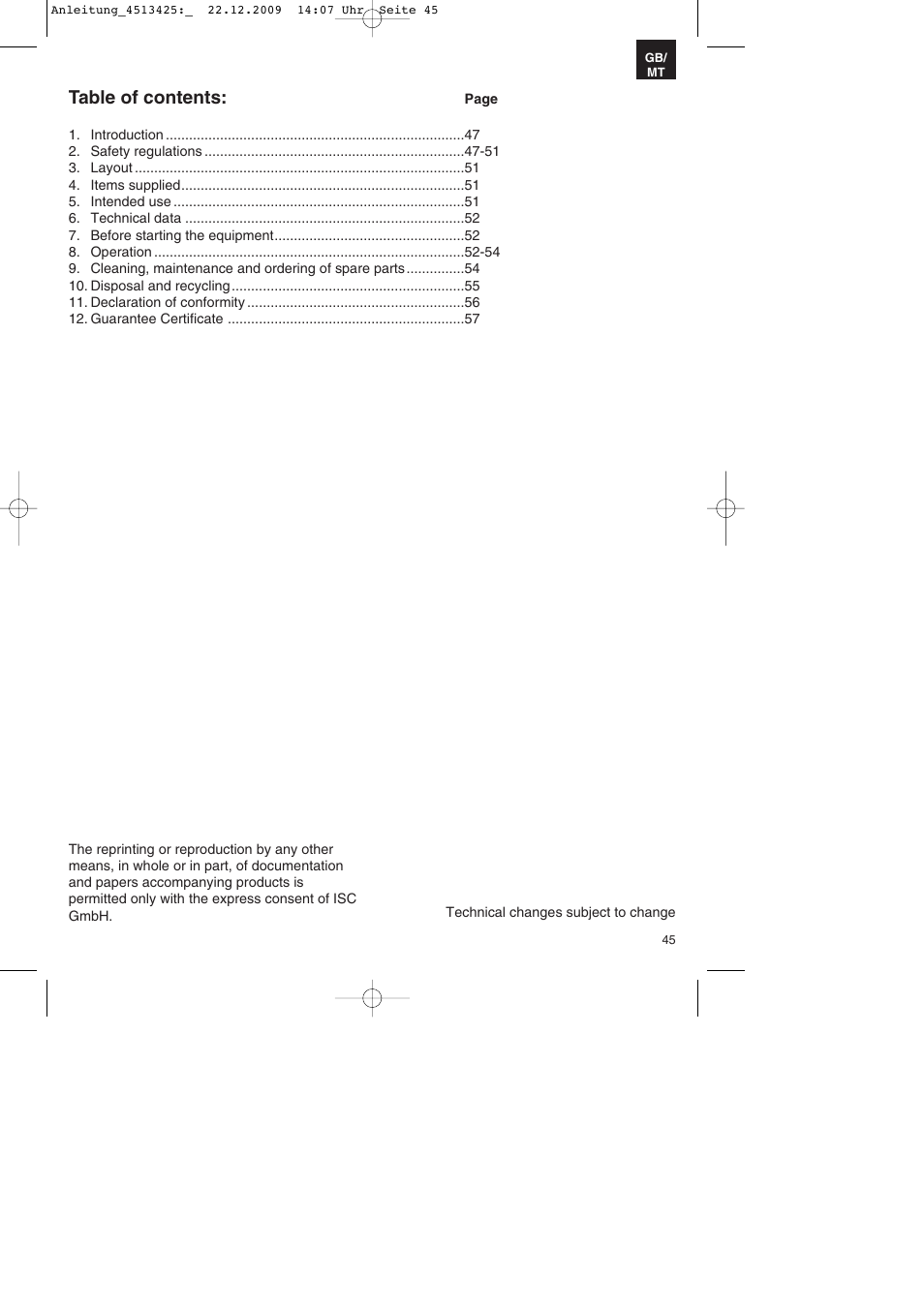 Parkside PABSS 3,6 Li User Manual | Page 45 / 60