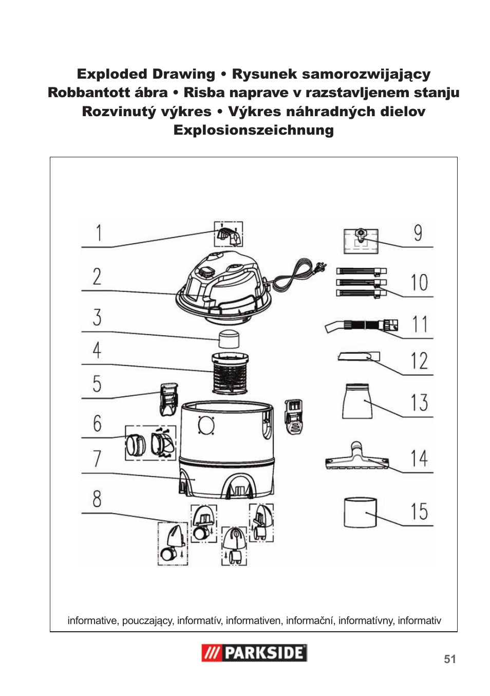 Parkside PNTS 1300 A1 User Manual | Page 51 / 54