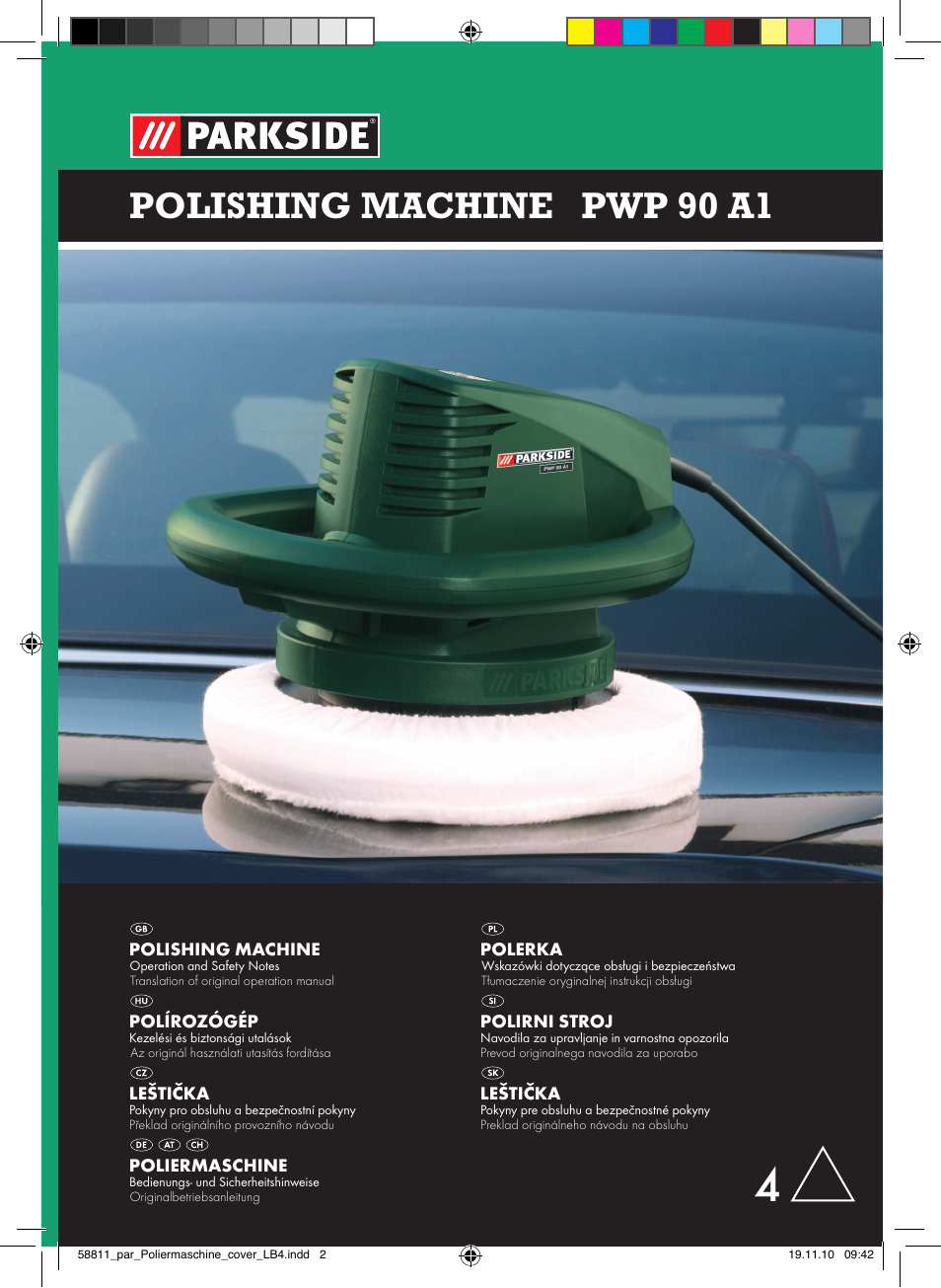 Polishing machine pwp 90 a1 | Parkside PWP 90 A1 User Manual | Page 2 / 62