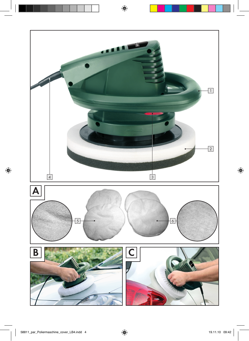 Cb a | Parkside PWP 90 A1 User Manual | Page 4 / 62