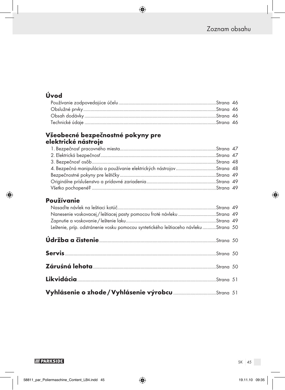 Parkside PWP 90 A1 User Manual | Page 47 / 62