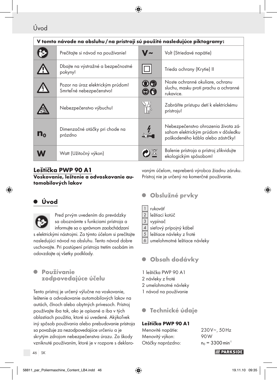 Parkside PWP 90 A1 User Manual | Page 48 / 62