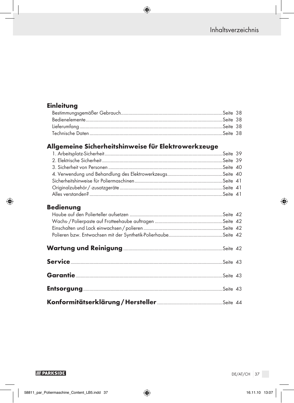 Parkside PWP 90 A1 User Manual | Page 39 / 46