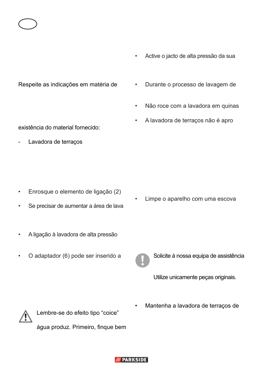 Montagem, Colocação em funcionamento, Limpeza e manutenção | Estoque | Parkside PPC 30 A1 User Manual | Page 14 / 30
