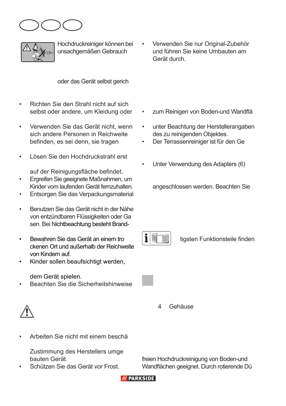 Verwendungszweck, Allgemeine beschreibung, Ch at de | Parkside PPC 30 A1 User Manual | Page 22 / 30