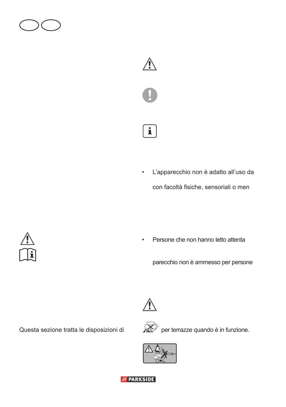 Mt it, Consigli di sicurezza, Contenuto | Parkside PPC 30 A1 User Manual | Page 8 / 30