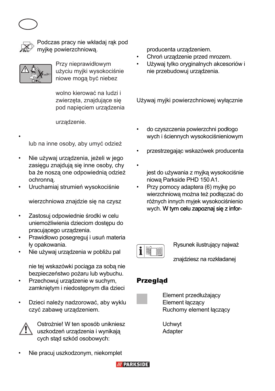 Przeznaczenie, Opis ogólny | Parkside PPC 30 A1 User Manual | Page 10 / 42