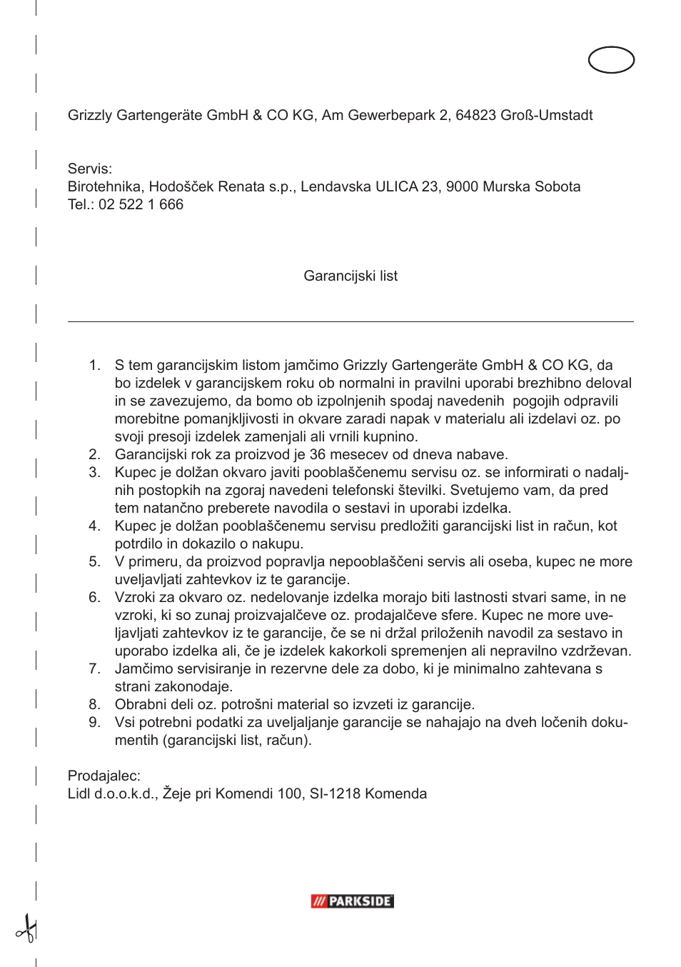 Parkside PPC 30 A1 User Manual | Page 23 / 42