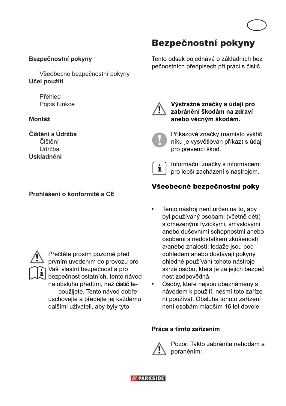 Parkside PPC 30 A1 User Manual | Page 25 / 42