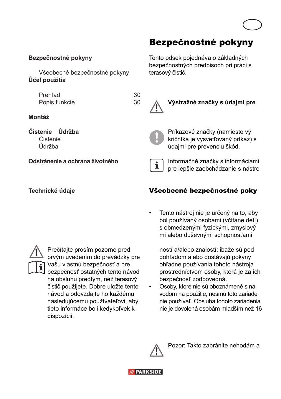 Parkside PPC 30 A1 User Manual | Page 29 / 42
