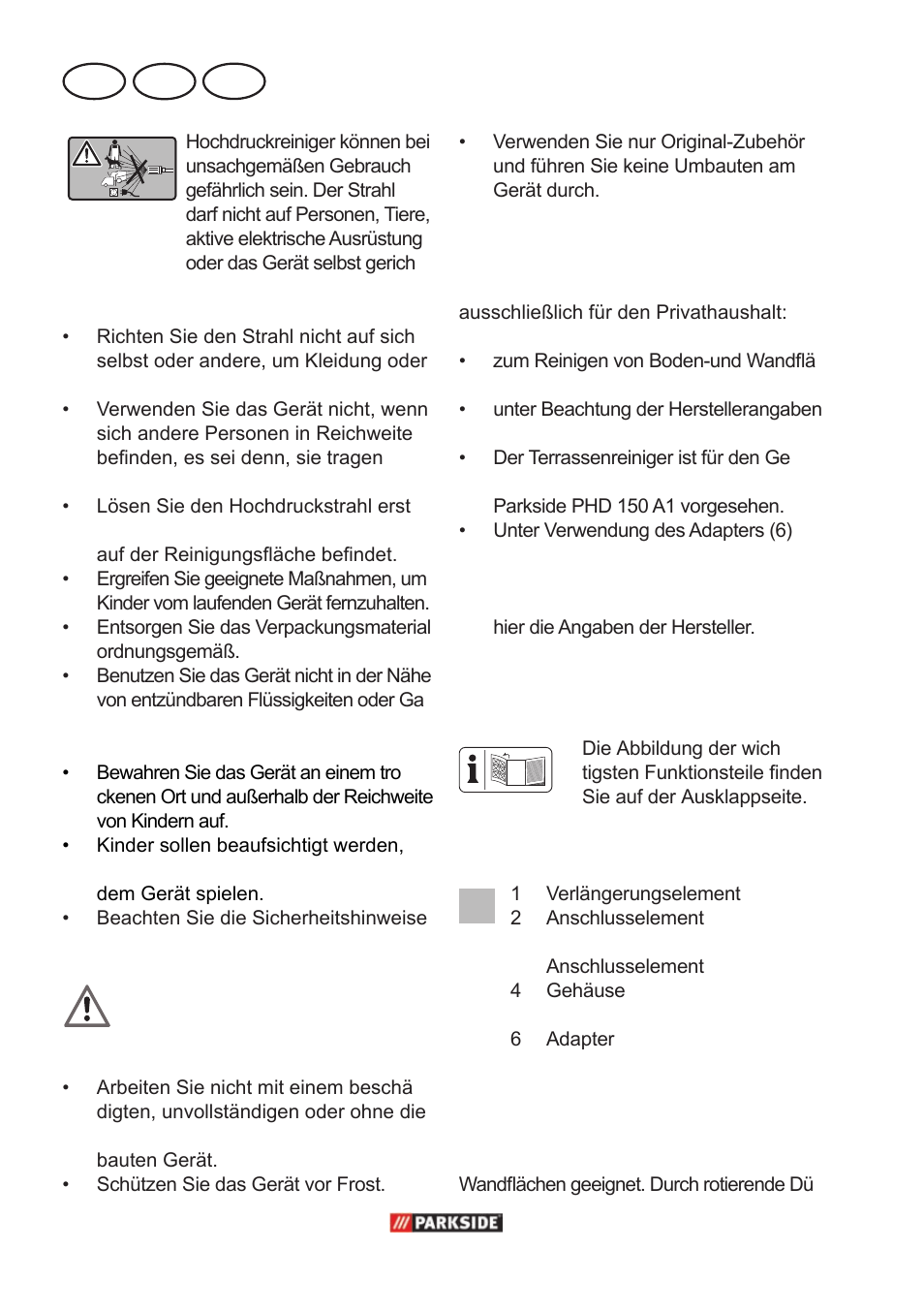 Verwendungszweck, Allgemeine beschreibung, Ch at de | Parkside PPC 30 A1 User Manual | Page 34 / 42