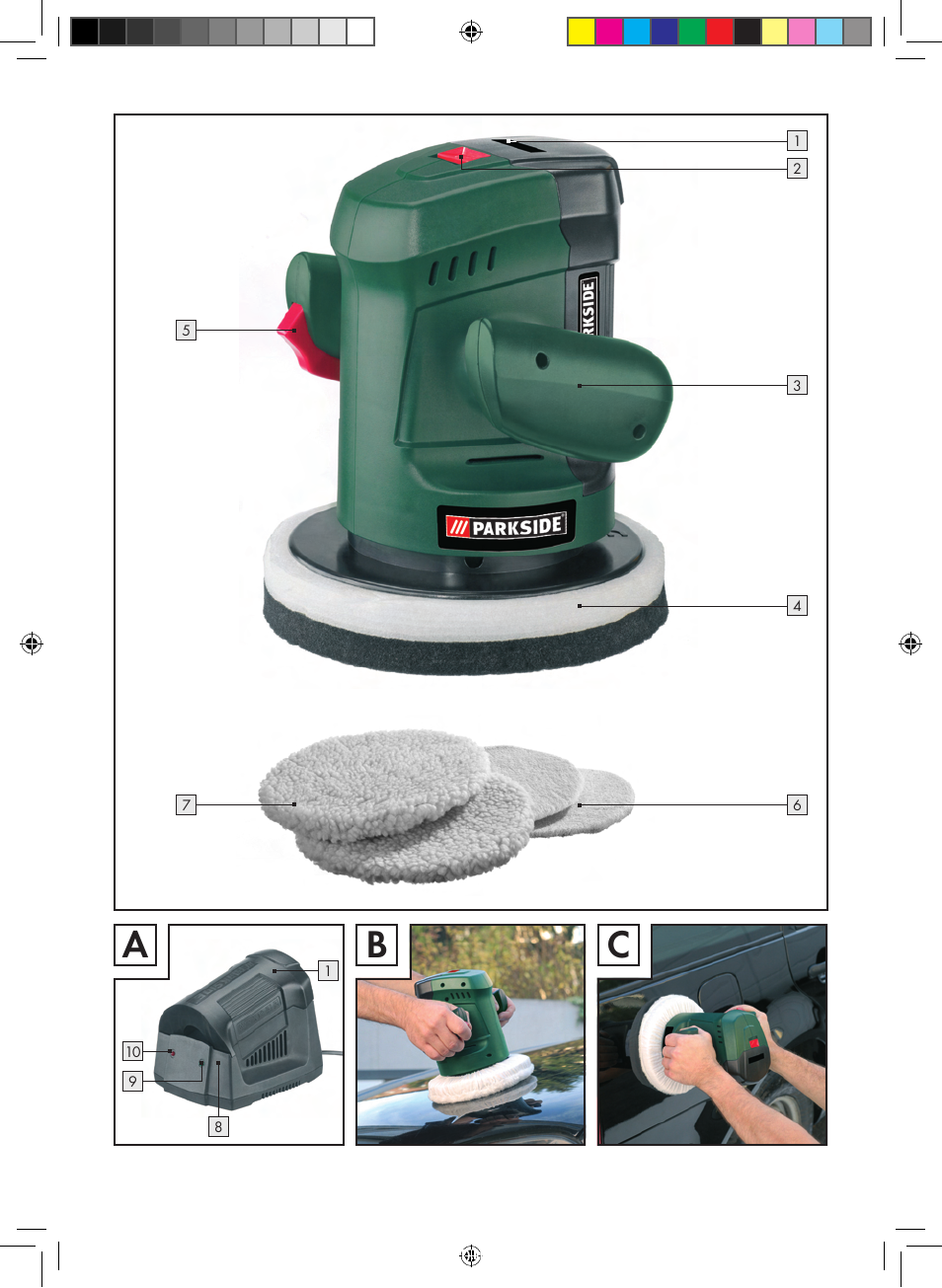 Parkside KH8888 User Manual | Page 4 / 43
