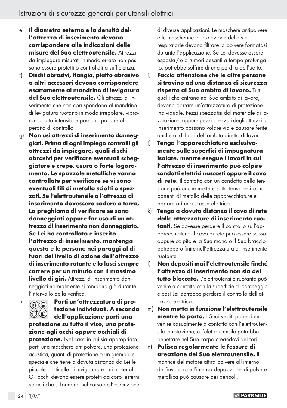 Parkside PWS 1010 User Manual | Page 25 / 77