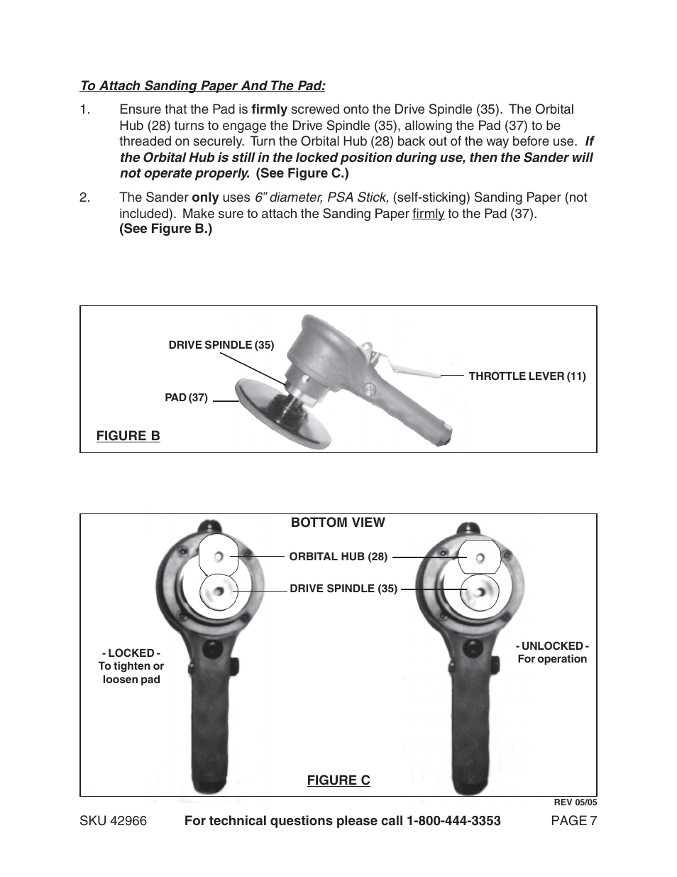 Harbor Freight Tools Model 42966 User Manual | Page 7 / 10