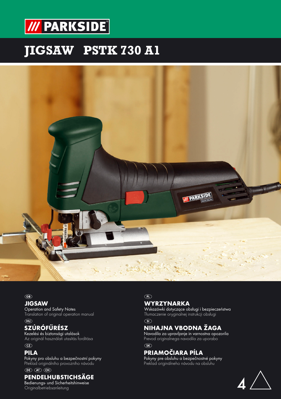Parkside PSTK 730 A1 User Manual | 76 pages